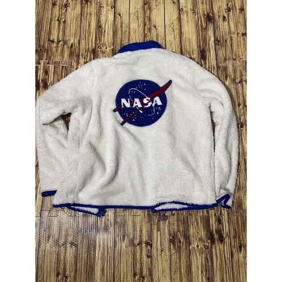 Southpole Junior NASA Jacket Zip Up Soft Fuzzy - Picture 7 of 8